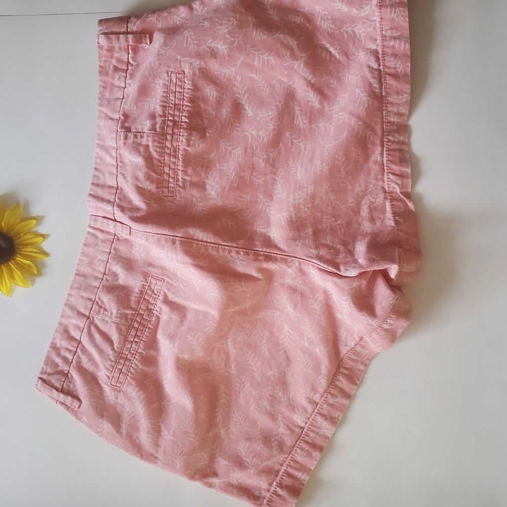 Old Navy Pink Cotton Shorts | Floral Print | Summer Essential - Picture 8 of 9